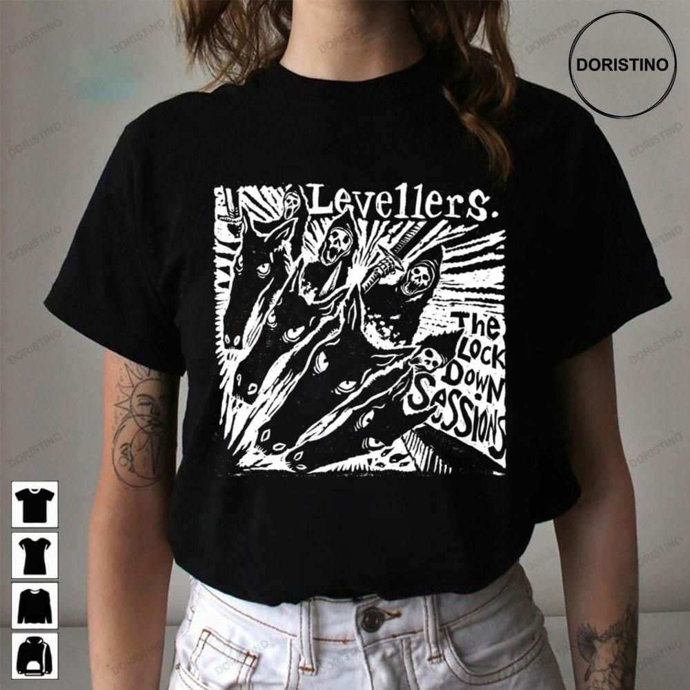 The Lock Down Sessions Levellers English Folk Rock Limited Edition T-shirts
